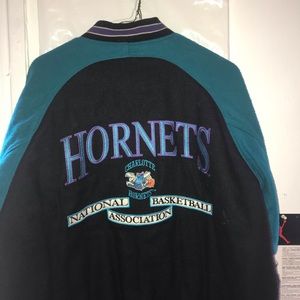 1990 Logo Athletics Charlotte Hornets Jacket
